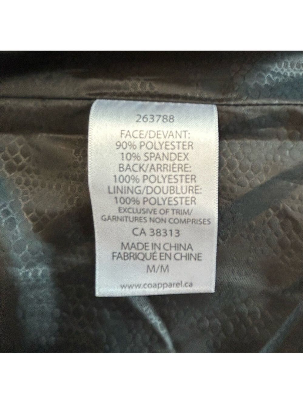 Avia black hooded full front zip long sleeve jacket coat Sz M - Picture 11 of 15